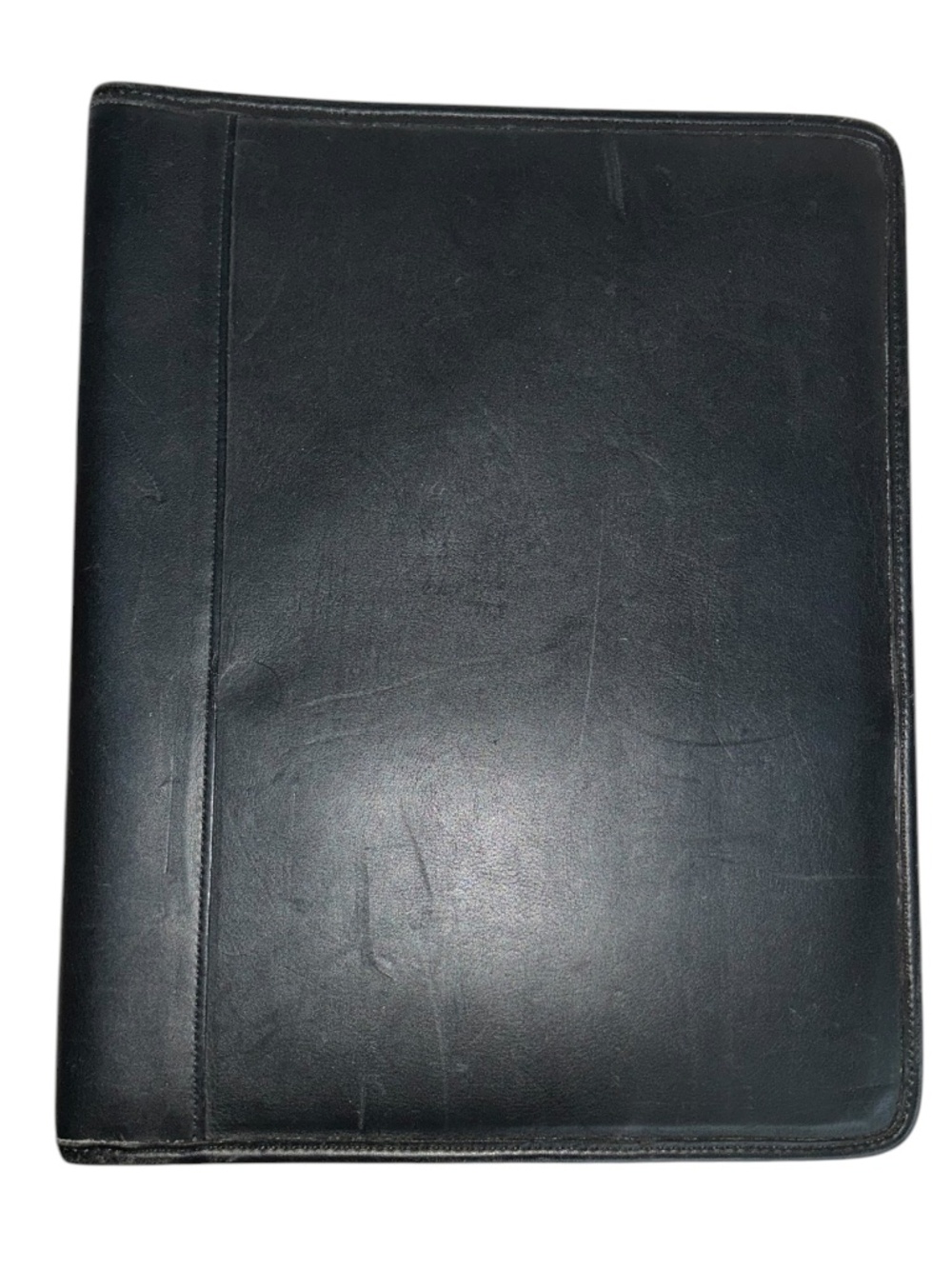 coach black leather document holder 8x11 RARE